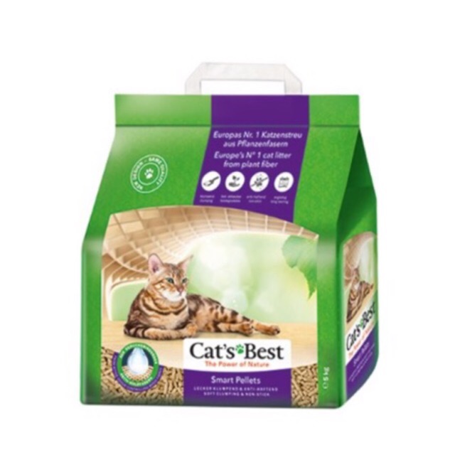 Cat’s Best Smart Pellets Cát Hữu Cơ Cho Mèo Lông Dài 2,5kg