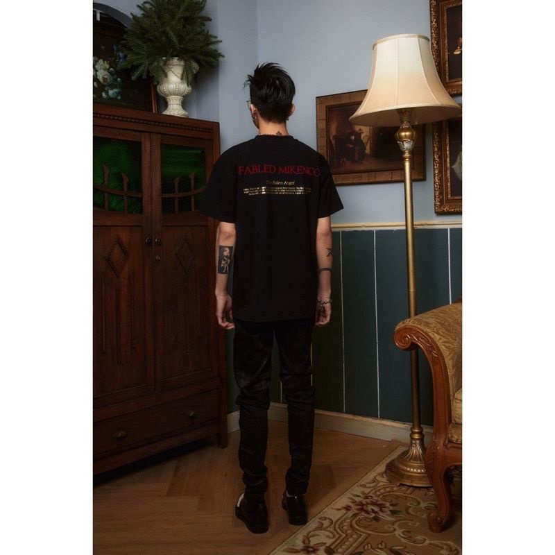 ÁO PHÔNG MIKENCO Fallen angel áo thun unisex in họa tiết thiên thần 3D from