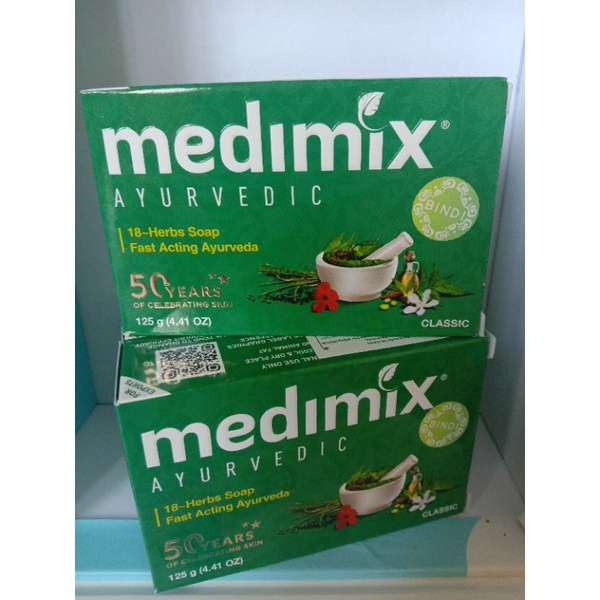 Xà Phòng Medimix 18 Loại Thảo dược Ayurveda Bảo Vệ Da Hàng Ngày 125g | BigBuy360 - bigbuy360.vn