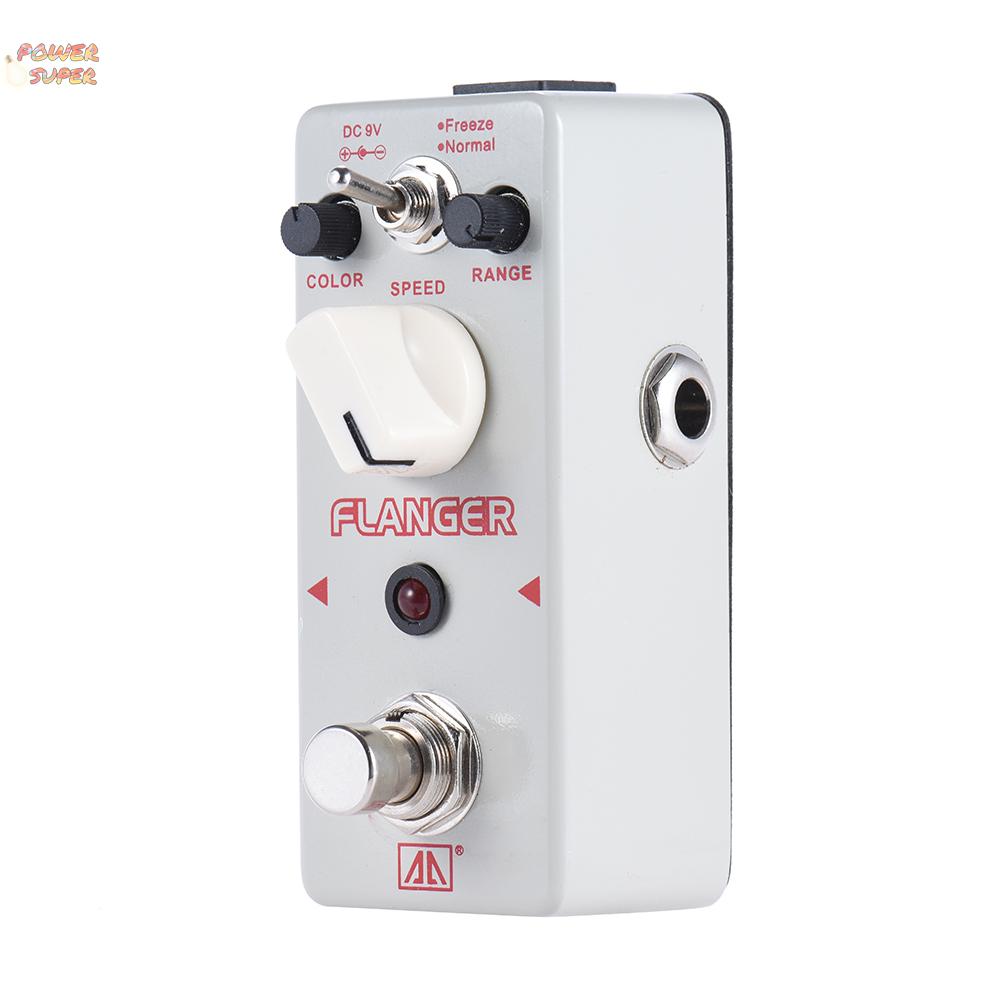 AROMA ATR-5 Classic Analog Flanger Guitar Effect Pedal 2 Modes Aluminum Alloy Body True Bypass