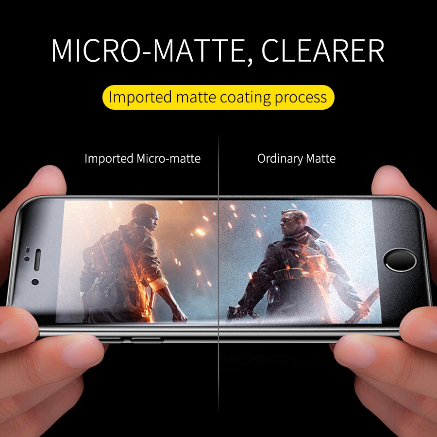 Kính cường lực nhám AG chống bám vân tay chống bụi cho Redmi 13C 12C 12 Note 13 12 12s A2+ A1 10 5G Note 11 11s 10 10s 10C 10A 9T 9 8 7 Pro Max
