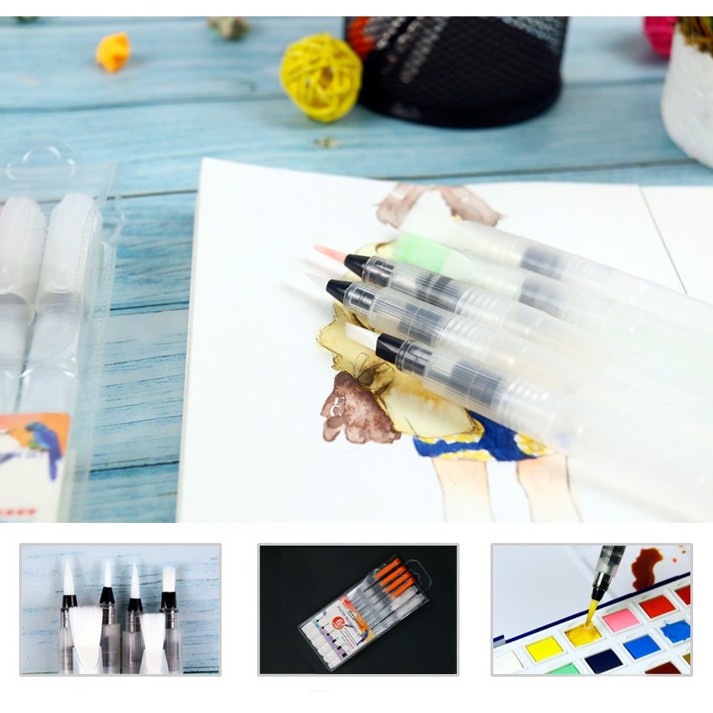 Bộ Bút Cọ Nước WaterBrush Giorgione bộ 3 Cây / bộ 6 Cây