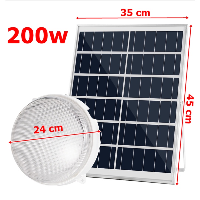 Đèn năng lượng mặt trời , đèn năng lượng mặt trời ốp trần,  trong nhà 500w, KÈM ĐIỀU KHIỂN TỪ XA, TẤM PIN SIÊU TO Y HÌNH