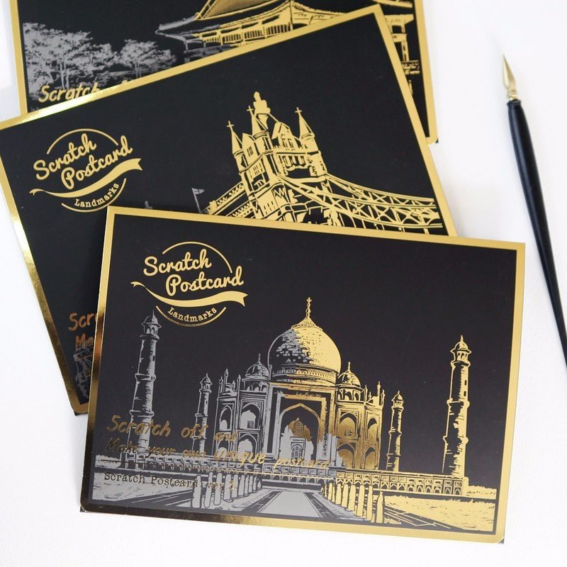 Tranh cạo Scratch Postcard Ver.03