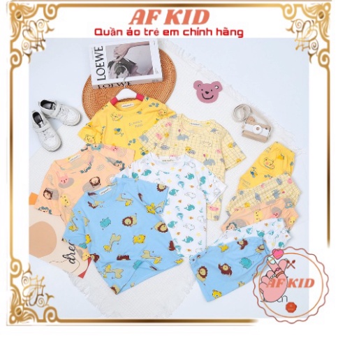 Bộ cộc tay bé trai bé gái - Bộ cộc tay Minky mom họa tiết Đám Mây 6-19kg siêu dễ thương