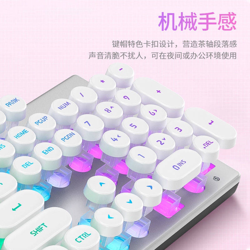 Bàn phím cơ Hewlett-Packard Bộ Bàn Phím Cơ Và Chuột Chơi Game Hp Hai Mảnh Có Dây Phát Sáng Giao Diện usb