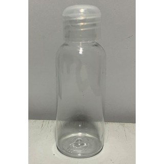 Vỏ chai nhựa nắp bật lọ 50ml dùng để chiết mỹ phẩm bỏ túi xách