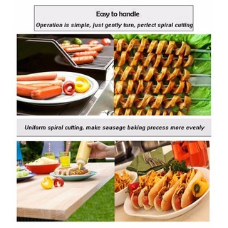 Set 2 Dụng Cụ Cắt Xúc Xích Dạng Xoắn Ốc