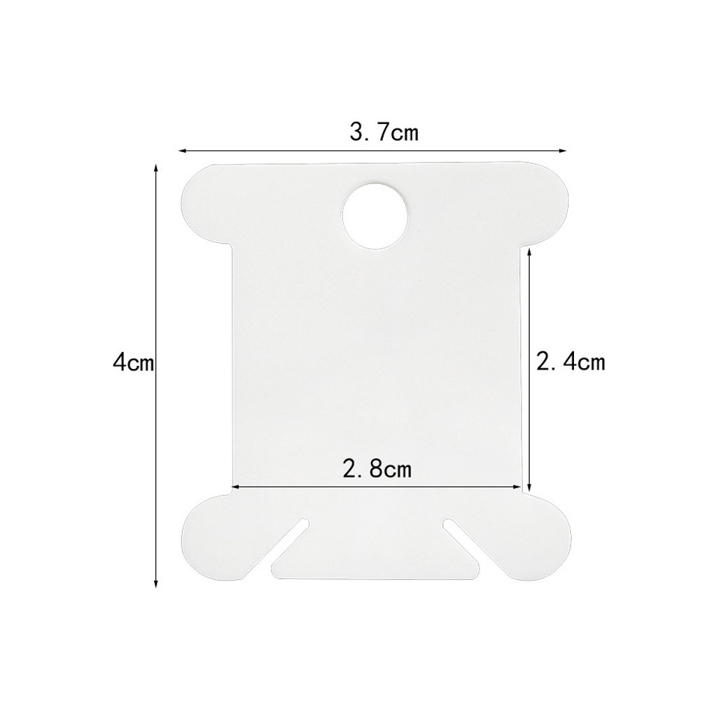 Bộ dụng cụ quấn chỉ kèm 120 thẻ quấn dây chỉ bằng nhựa tiện dụng