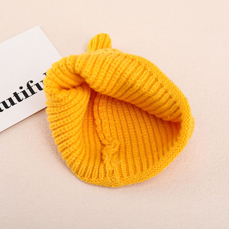 Mũ Len Dệt Kim Họa Tiết Hoạt Hình Xinh Xắn Theo Phong Cách Thu Đông Dành Cho Bé