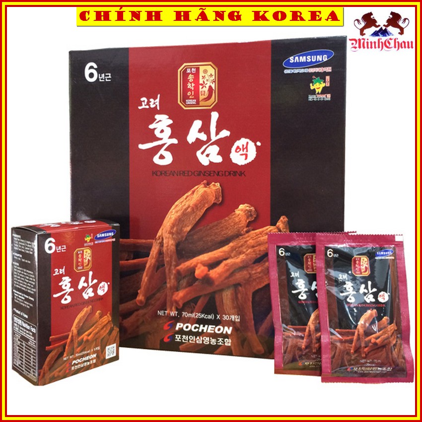 Nước Hồng Sâm Pocheon 30 gói Hàn Quốc