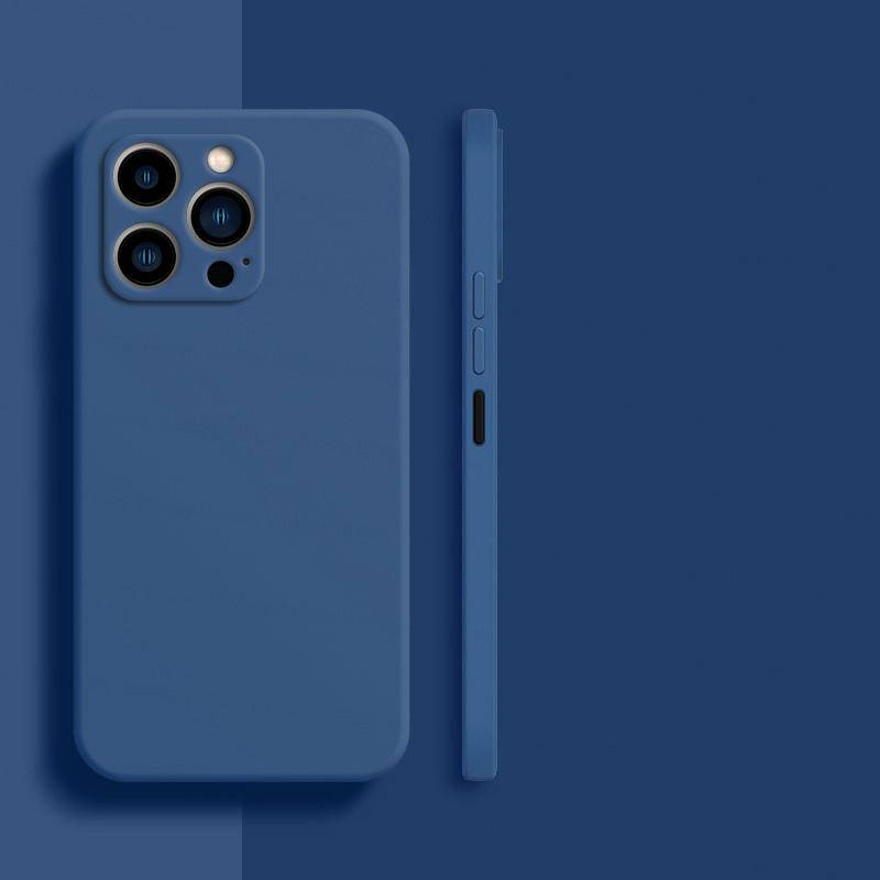 Ốp điện thoại silicone dẻo dáng vuông sang trọng thích hợp cho iPhone 11 12 13 Pro Max X XS Max XR
