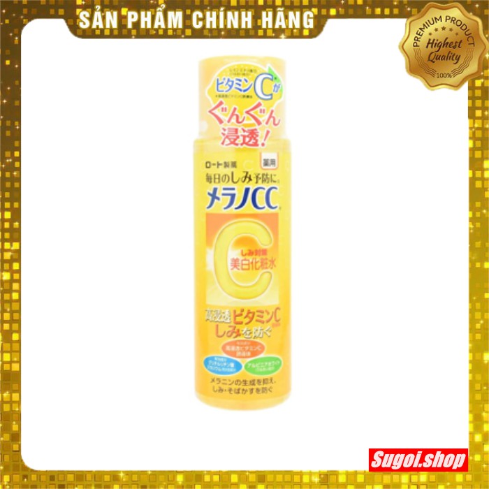 Nước hoa hồng Melano CC Rohto dưỡng trắng ngừa thâm, toner melano cc.