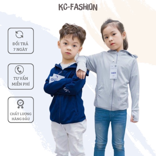 Áo chống nắng thông hơi cao cấp cho BÉ TRAI / BÉ GÁI ( Dáng ngắn )