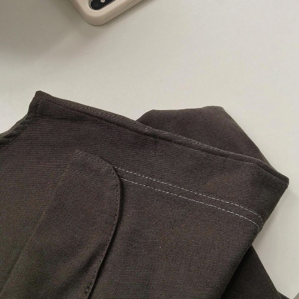 Quần Yếm Kaki Nữ Dài Ống Vừa JEMCLOSET Phong Cách Cá Tính FOME - 7166