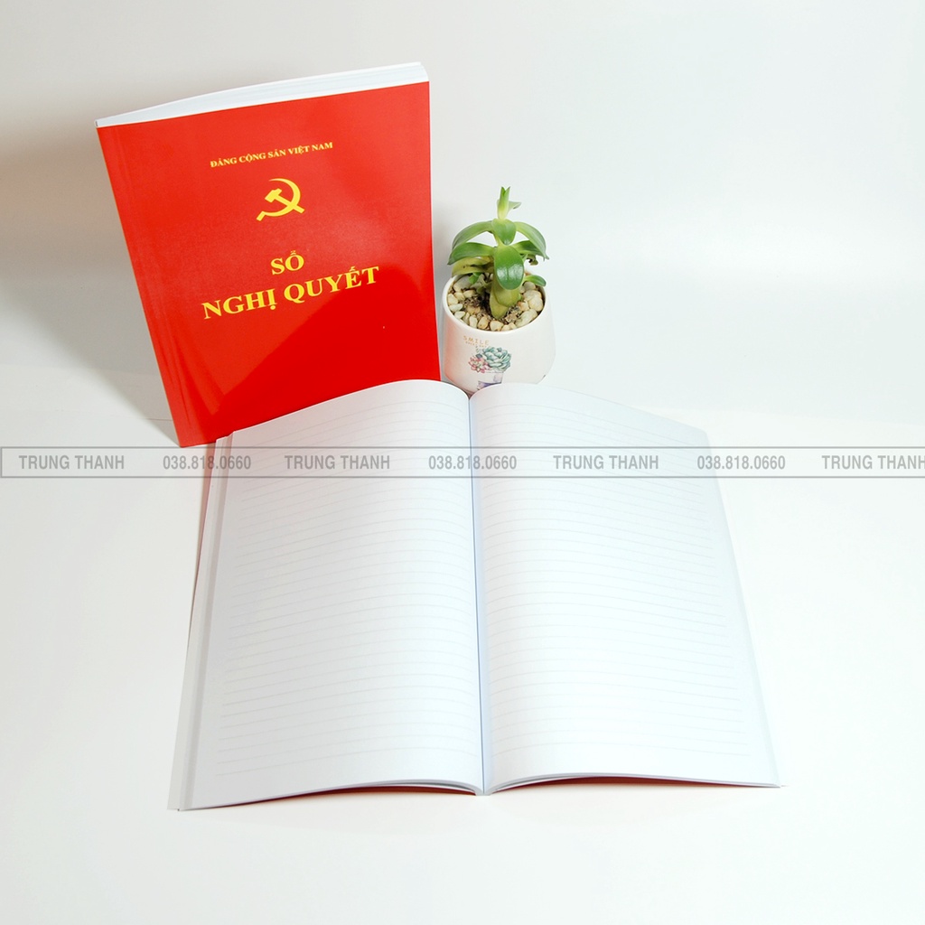 Sổ Nghị Quyết, kích thước A4, ruột 160 trang