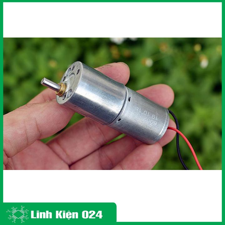 Động cơ giảm tốc ZGB-370 3.7-12VDC bánh răng kim loại tốc độ 34-45 Vòng/Phút