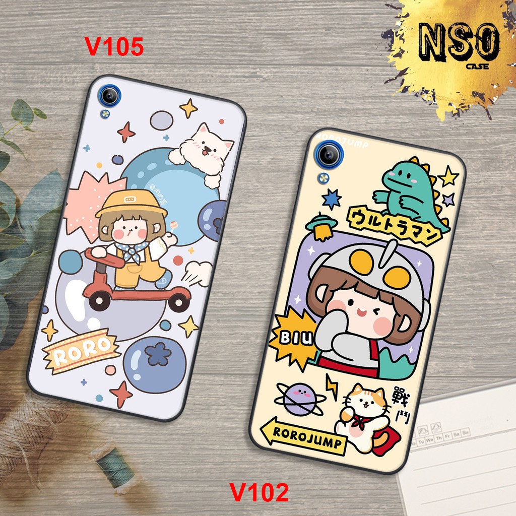 HÀNG HOT   Ốp Vivo Y91(1814) - Vivo Y91c(1820) - Vivo Y93 in hình nhân vật hoạt hình RORO JUMP Siêu Cute