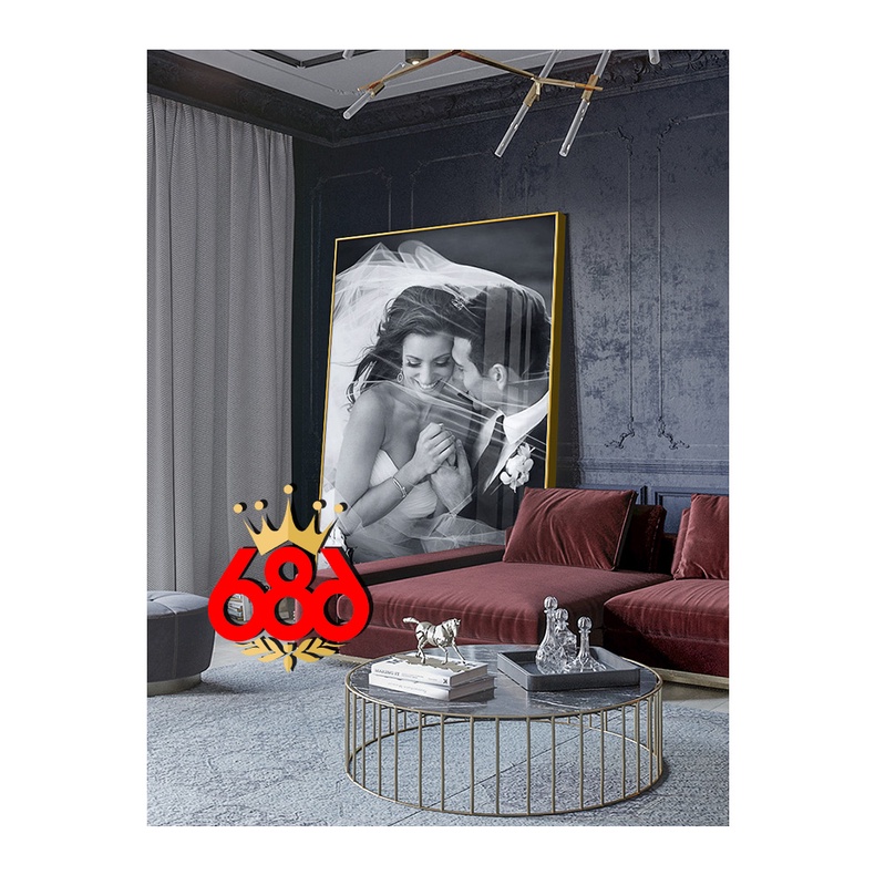 Ảnh Mica Pha lê Khung hợp Kim 70x110cm 76x120cm SIÊU VIP 2022  Ảnh Treo Tường Phong Cách Bắc Âu Hiện Đại Tối Giản