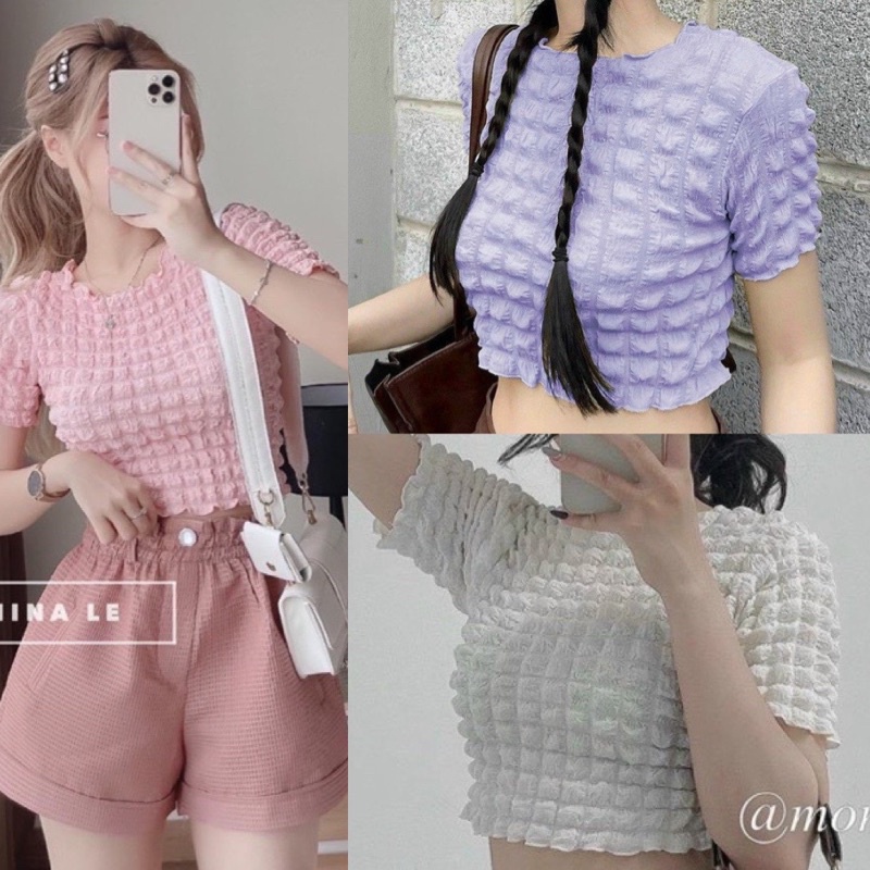 Áo xốp to tay ngắn