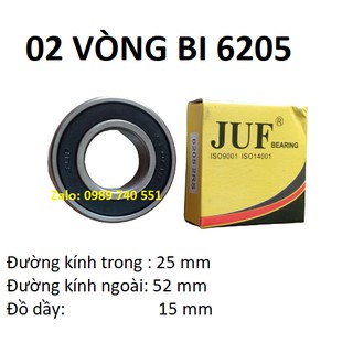 10 vòng 6205 JUF