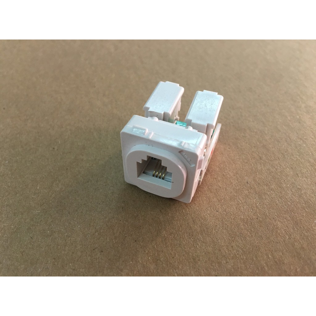 Nhân thoại sino RJ 11, wallplate sino RJ11 lỗ tròn S18