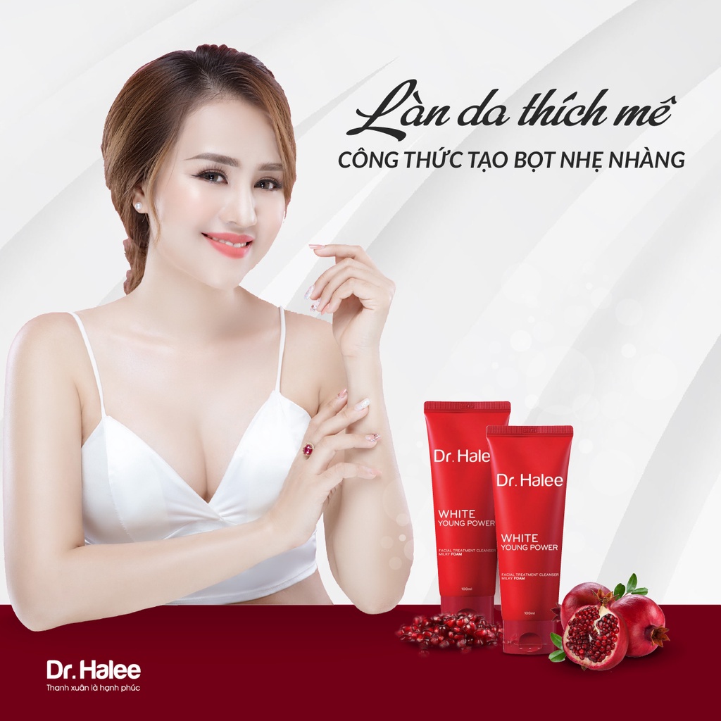 Sữa rửa mặt Dr.Halee Facial Treatment Cleanser 100ml sạch sâu dịu nhẹ cho da