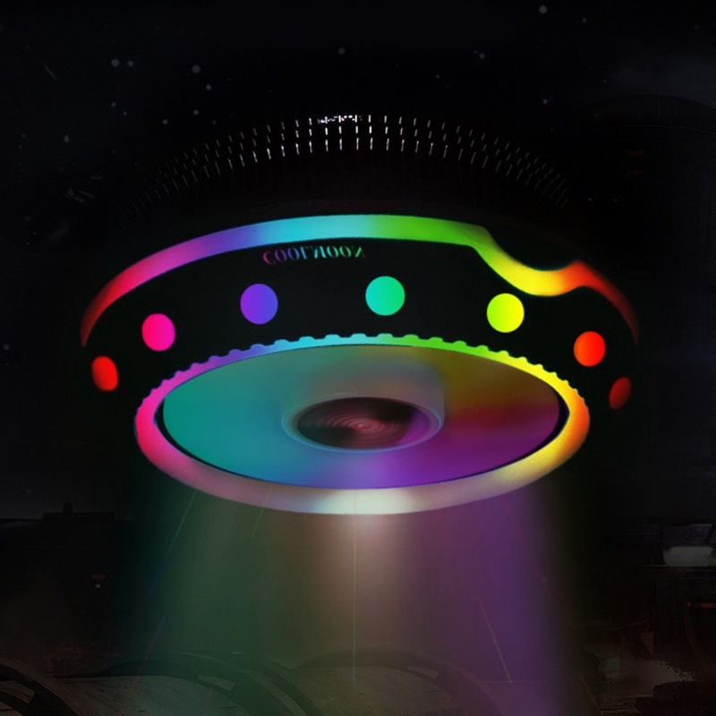 Quạt Tản Nhiệt Pc Rgb Hình Ufo Cho Intel & Amd | BigBuy360 - bigbuy360.vn