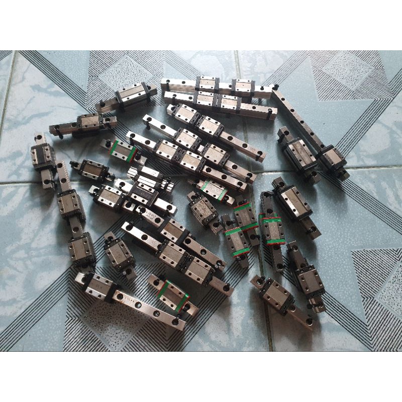 Con trượt (block) 9 kèm ray ngắn HIWIN, THK, IKO