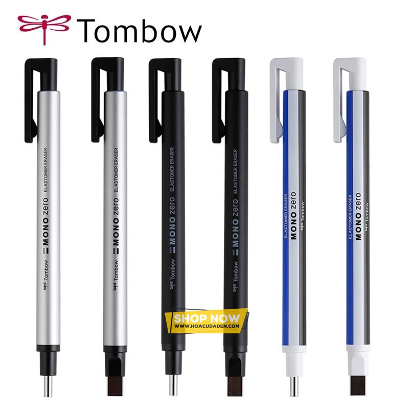 [DA ĐEN] Bút Tẩy Bấm TomBow Mono Cao Cấp Nét Nhỏ