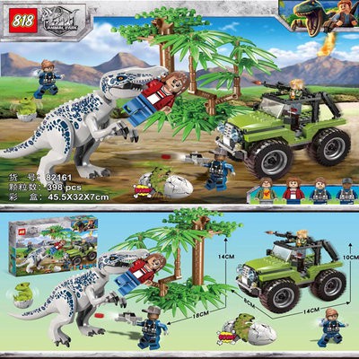 LEGO Jurassic Thế Giới 2 tiến hóa khủng long Thời Đại Khủng Long Khủng Long Khủng Long thương Long điên bạo long lắp ráp