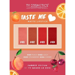 Son Bặm - Ty Cosmetics (4 màu)