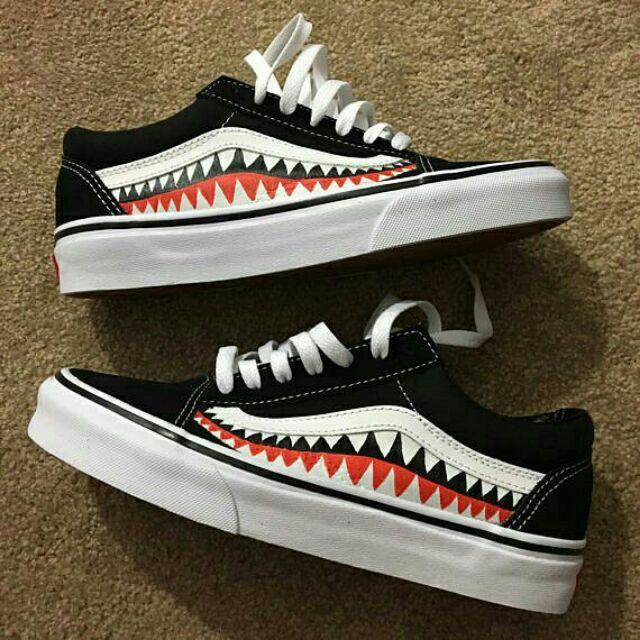 ⚡️[RẺ VÔ ĐỊCH] Giày Vans Cá Mập (Răng Cưa) Full Box mầu đen