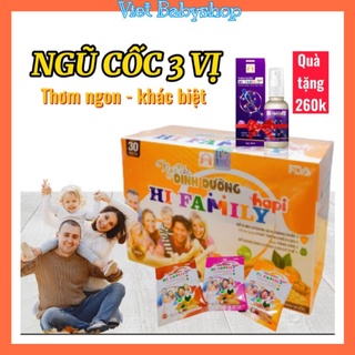 Ngũ cốc 3 vị hi family hapi ❤ tặng xịt thảo mộc 260k ❤cho gia đình ăn sáng ăn phụ tăng sức khỏe