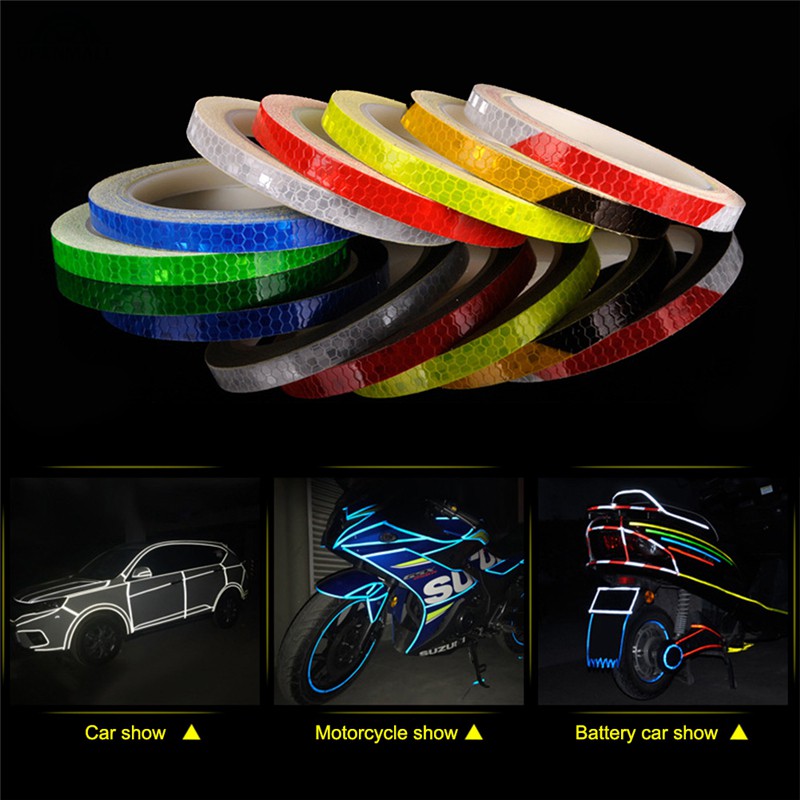Dây sticker trang trí cho vành bánh xe đạp xe tải xe máy 1cmx800cm