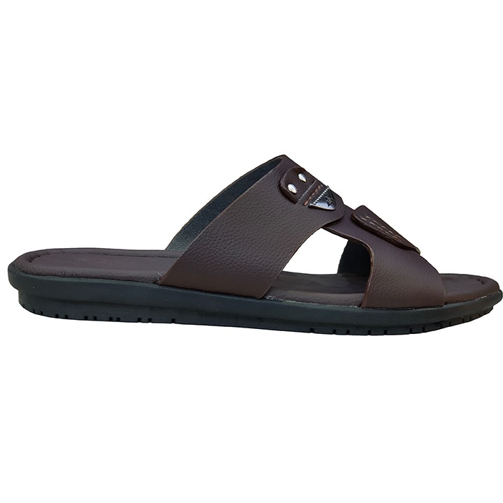 Dép nam quai ngang TiTi ĐÔ da bò thật cao cấp DN2076a