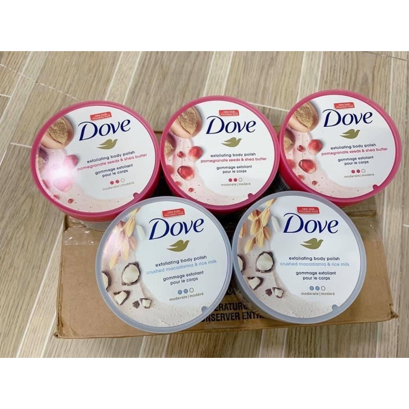 Tẩy tế bào chết toàn thân Dove Exfoliating Body Polish 298g