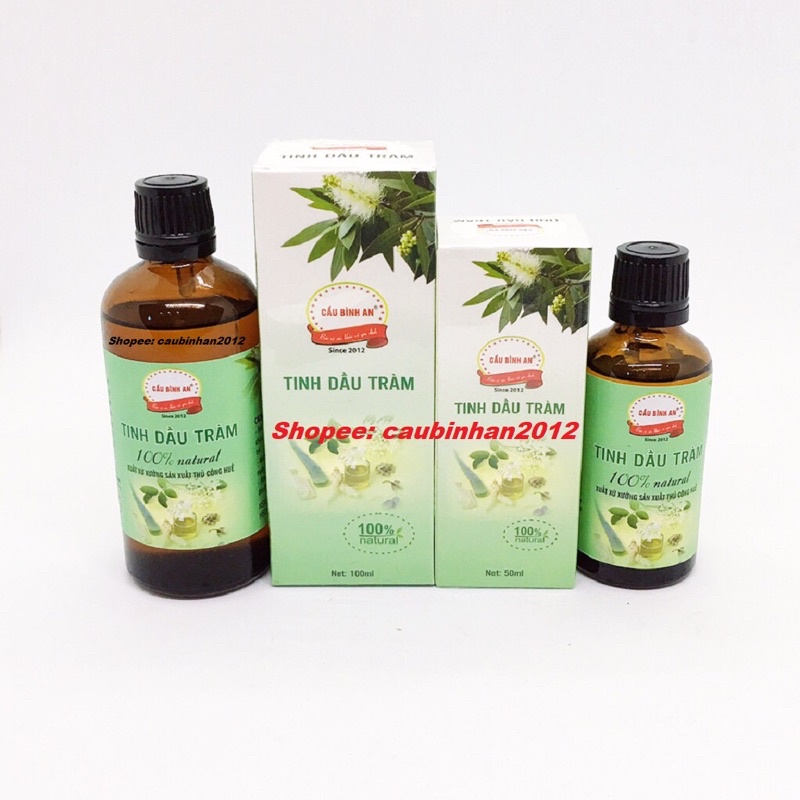 COMBO 5 CHAI TINH DẦU TRÀM CẦU BÌNH AN 100ML