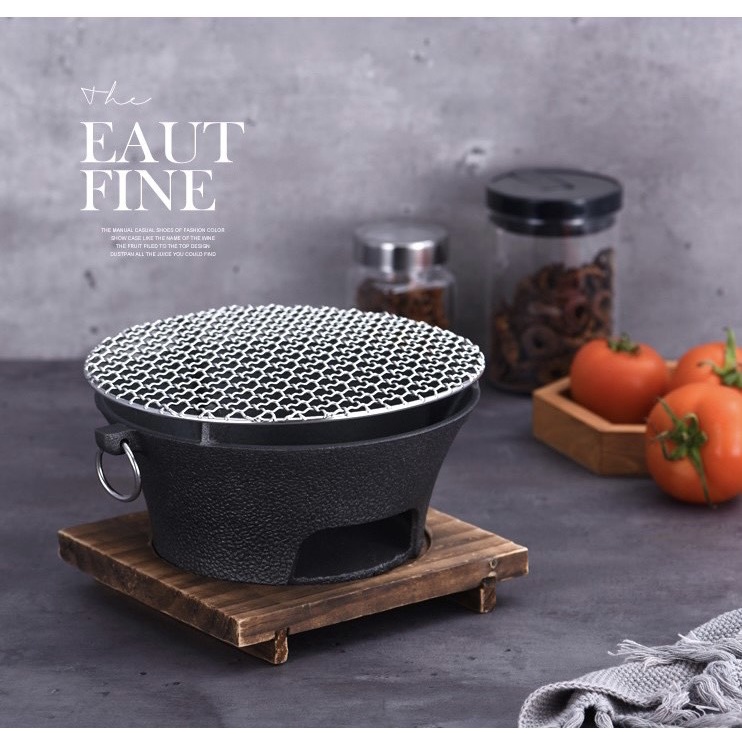 Bếp Nướng Than Có Quai Xách - Lò Nướng Than Trong Nhà Dã Ngoại Du Lịch