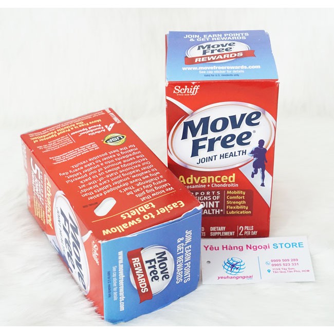 Bổ Xương Khớp Move Free Total Joint Health 200 viên (mẫu mới date 22)