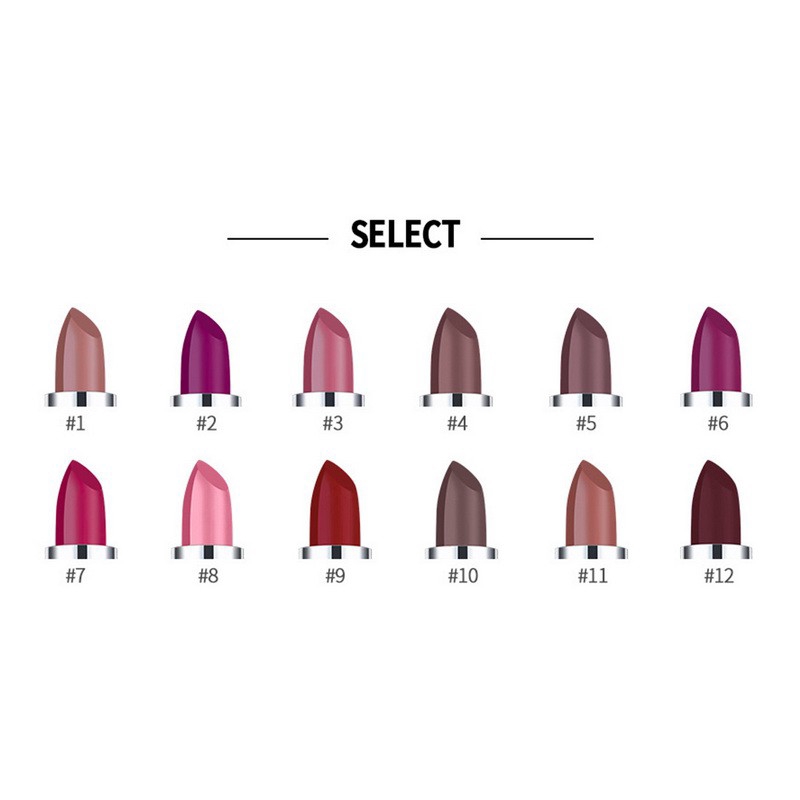 Son sáp lì kháng nước lâu trôi nhãn hiệu HANDAIYAN có 12 màu tùy chọn | BigBuy360 - bigbuy360.vn