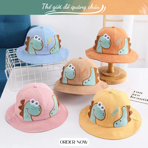 Mũ bucket hình khủng long siêu cute dành cho bé trai, bé gái mẫu mới siêu hot - Hàng Quảng Châu Cao Cấp