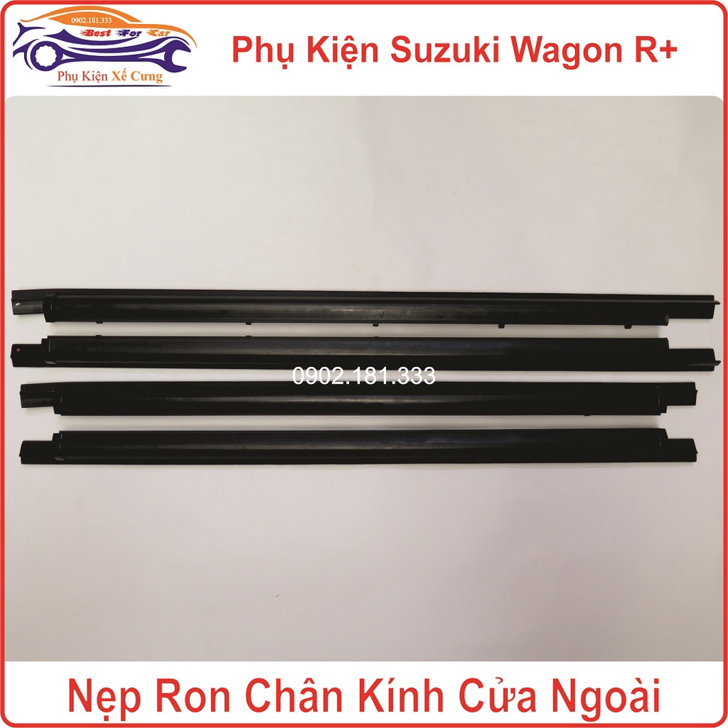 Nẹp Ron Chân Kính Cửa Ngoài Suzuki Wagon R+