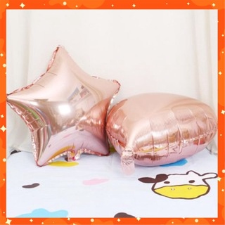 Bong bóng trang trí hình ngôi sao, trái tim 45cm