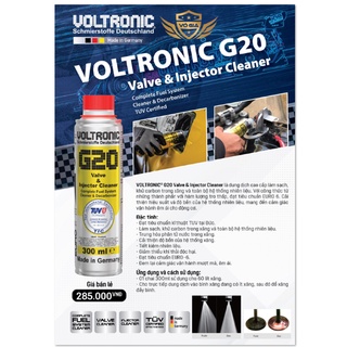 Dung dịch súc rửa động cơ VOLTRONIC E20 ENGINE FLUSH 1L - chiếc lẻ