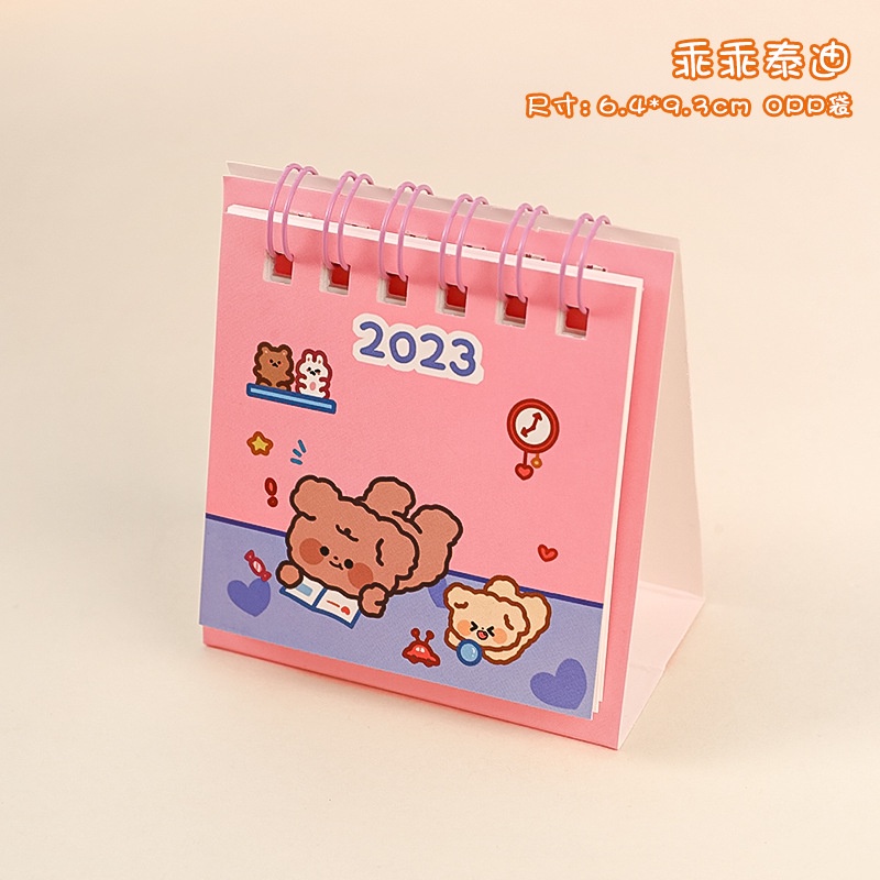 Lịch Để Bàn 2022-2023 Mini Hình Thỏ Dễ Thương