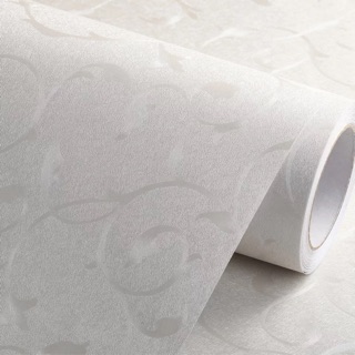 [ RẺ VÔ ĐỊCH ] GIẤY DÁN TƯỜNG TRẮNG XOẮN HOA VĂN CHÌM KHỔ 1m2 CHỐNG ẨM MỐC DECAL DÁN TƯỜNG BỀN ĐẸP