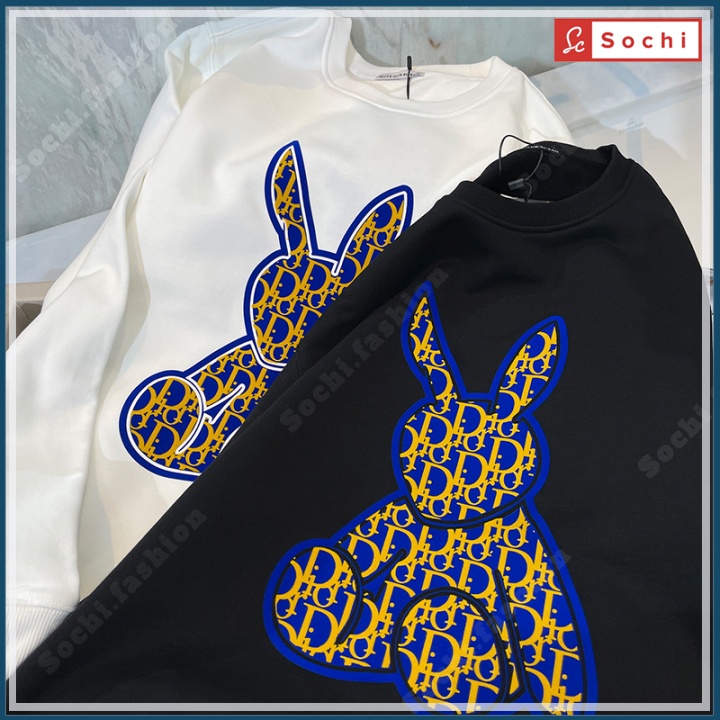 Áo thun nam chất đẹp tay dài, áo phông nam nữ in hình Thỏ thời trang mã SW659