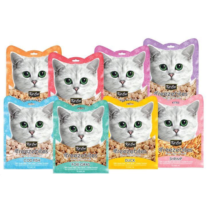 Kitcat freezebites cat treat - Snack thưởng sấy khô cho mèo thơm ngon hấp dẫn nhiều mùi vị 15gr