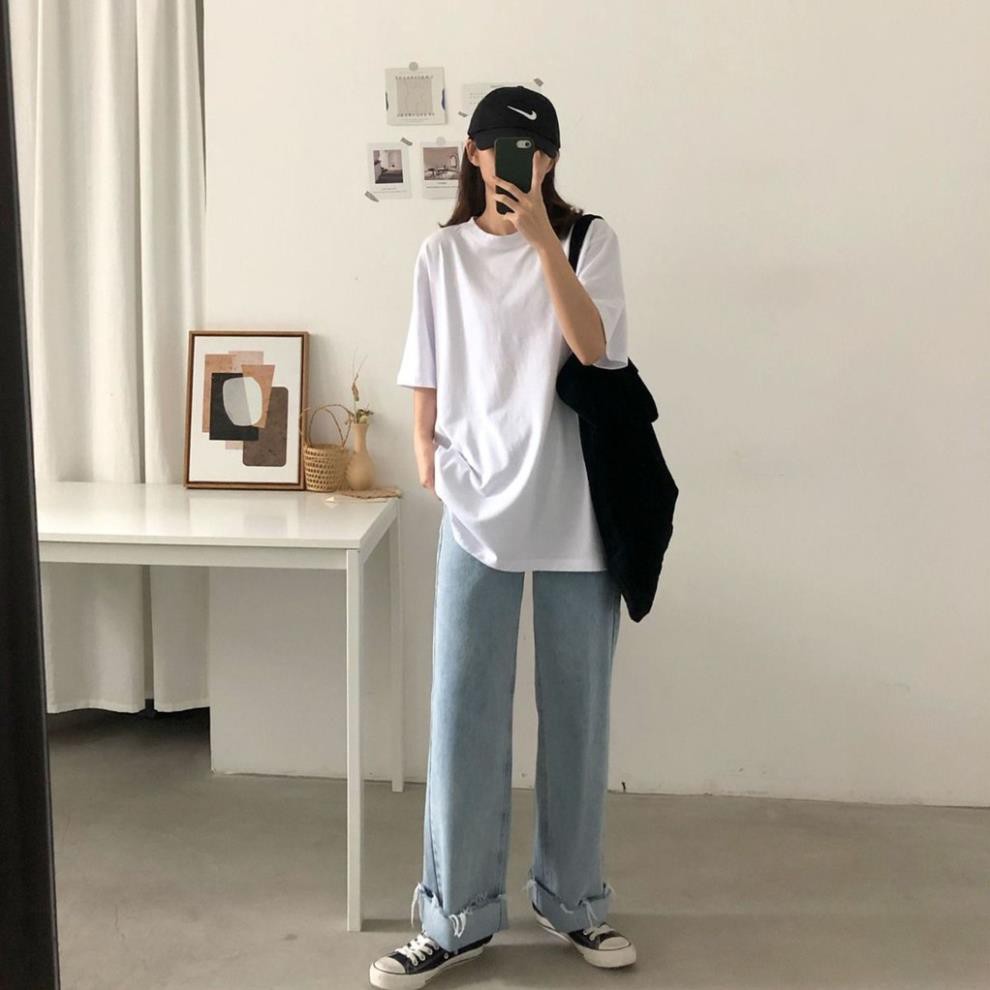 Áo thun tay lỡ unisex, áo phông form rộng phong cách hàn quốc LOVE WEAR | BigBuy360 - bigbuy360.vn